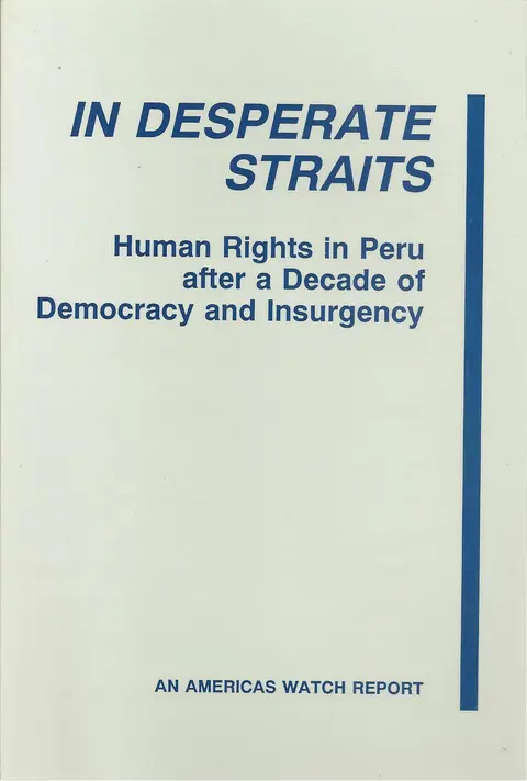 Cover of In Desperate Straits