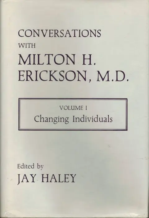 Cover of Conversations with Milton H Erickson M D Changing Individuals V 1