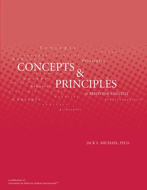 Cover of Concepts and Principles of Behavior Analysis