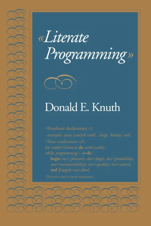 Cover of Literate Programming