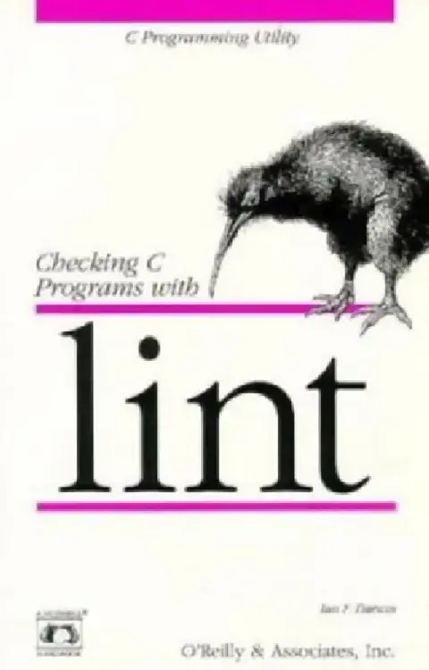 Cover of Checking C Programs with Lint