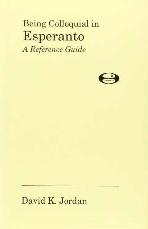 Cover of Being Colloquial in Esperanto