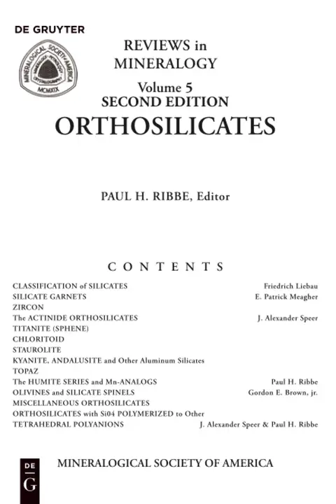Cover of Orthosilicates