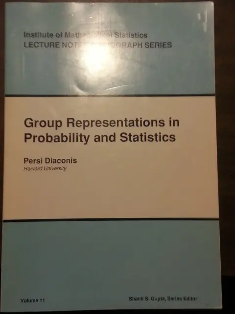 Cover of Group Representations in Probability and Statistics