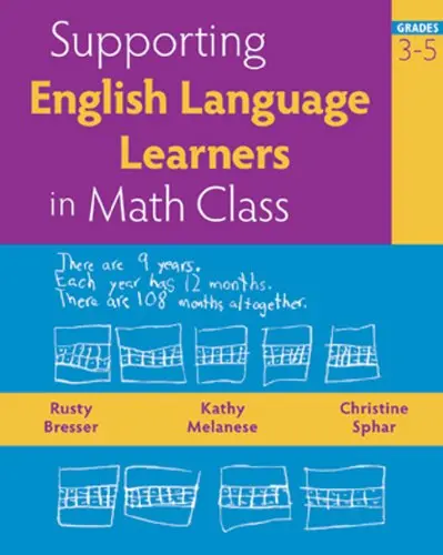 Cover of Supporting English Language Learners in Math Class, Grades 3-5