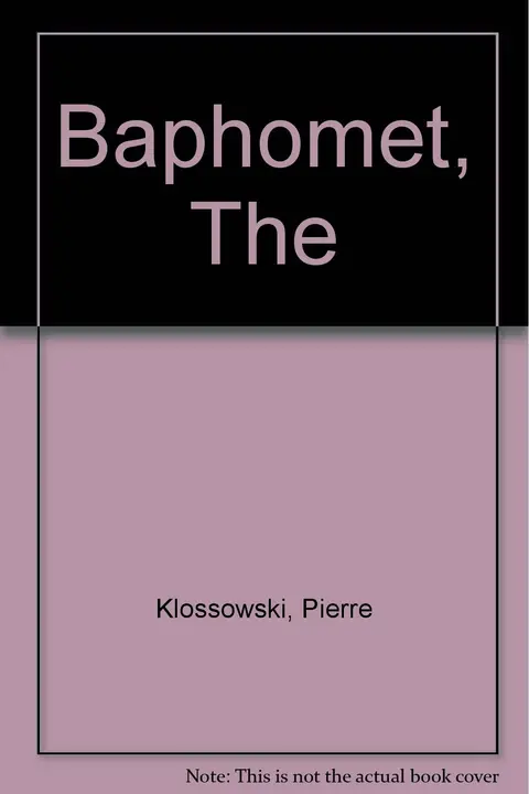 Cover of Baphomet, the
