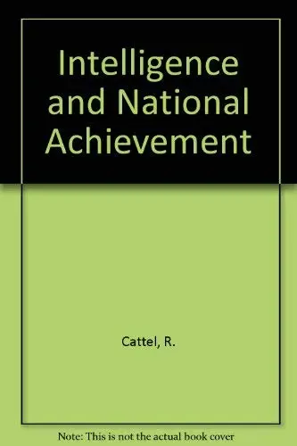 Cover of Intelligence and National Achievement