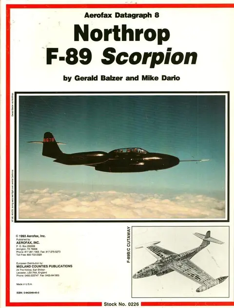 Cover of Northrop F-89 Scorpion