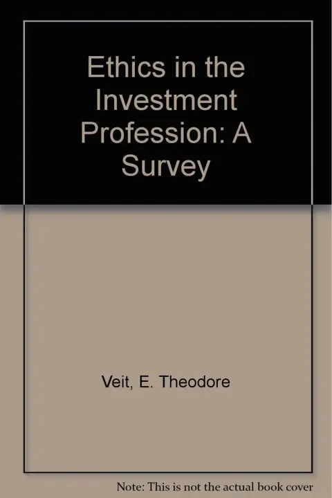 Cover of Ethics in the Investment Profession