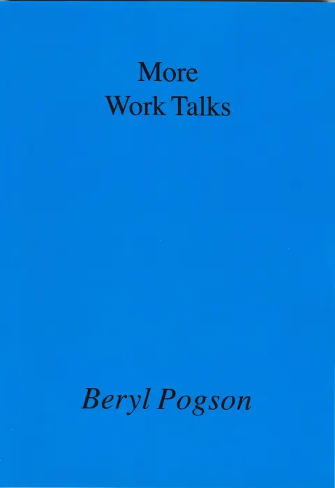 Cover of More Work Talks, 1966