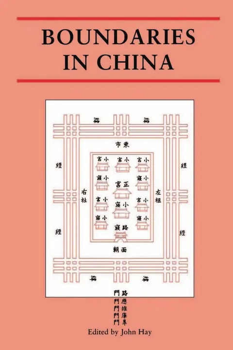 Cover of Boundaries in China Pb