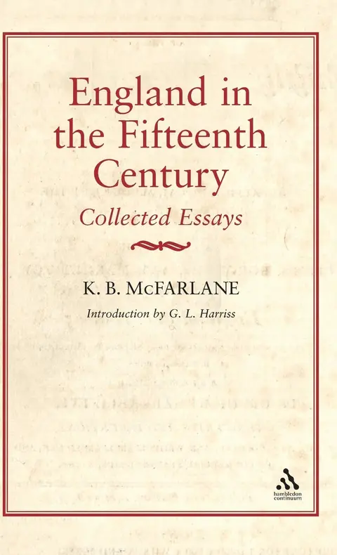 Cover of England in the 15th Century