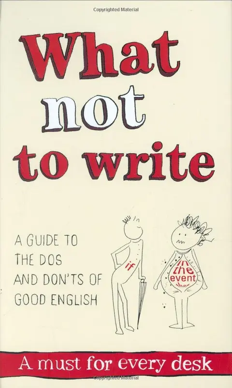 Cover of What Not to Write