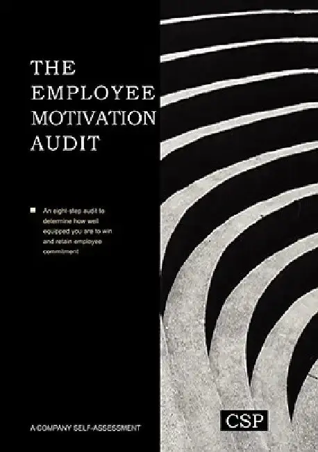 Cover of The Employee Motivation Audit