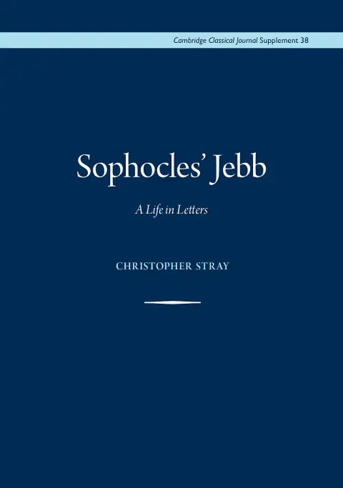Cover of Sophocles Jebb