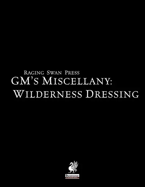 Cover of Raging Swan's GM's Miscellany