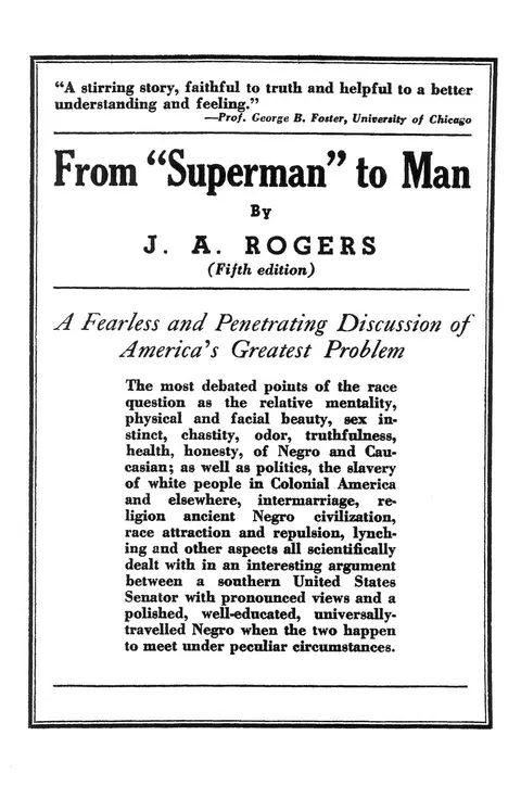 Cover of From “Superman” to Man