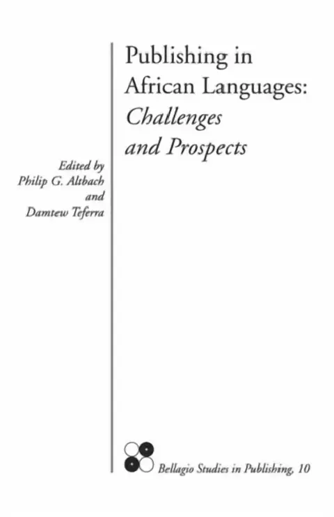 Cover of Publishing in African Languages