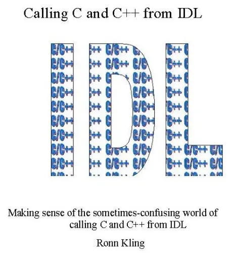 Cover of Calling C and C++ from IDL