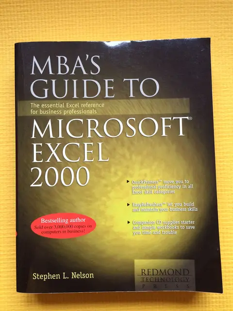 Cover of Mba's Guide to Microsoft Excel 2000