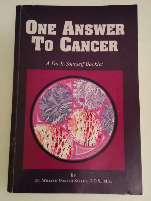 Cover of One Answer to Cancer