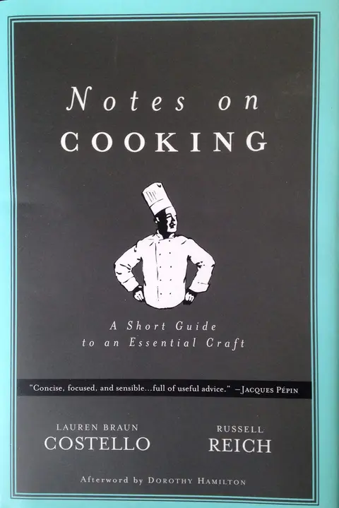 Cover of Notes on Cooking