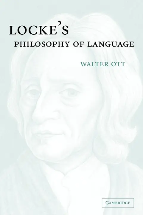 Cover of Locke's Philosophy of Language