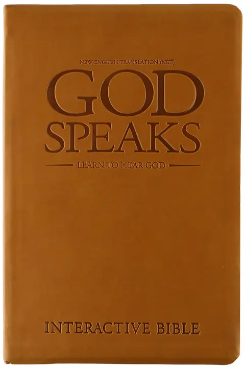 Cover of God Speaks Study Bible Brown Imitation Leather NET