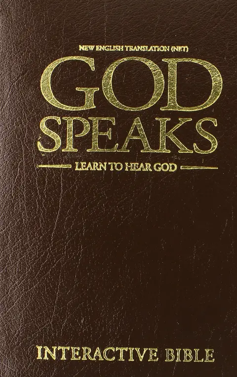 Cover of God Speaks Study Bible Brown Genuine Leather NET