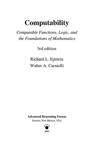 Cover of Computability