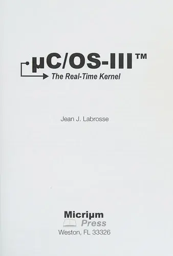 Cover of uC/OS-III