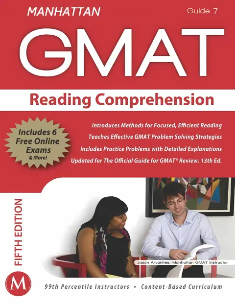 Cover of Reading Comprehension GMAT Verbal Strategy Guide