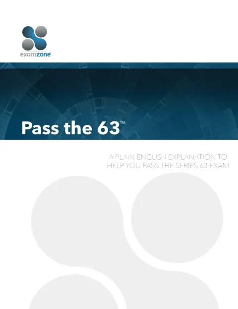 Cover of Pass the 63 - 2015