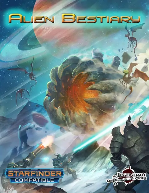 Cover of Alien Bestiary for Starfinder