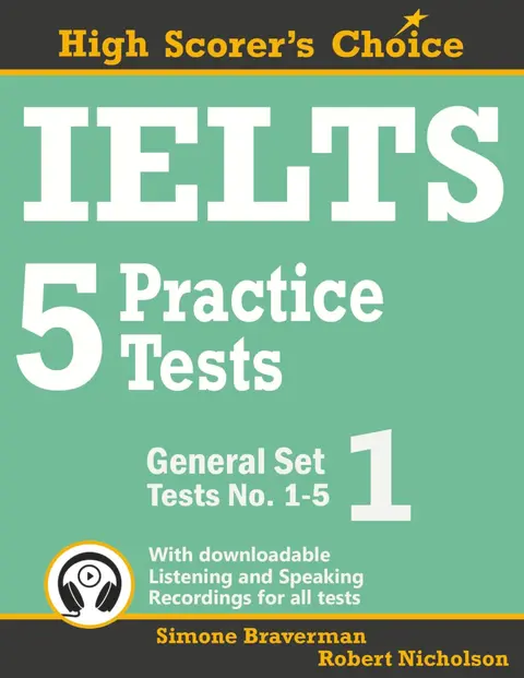 Cover of IELTS 5 Practice Tests, General Set 1