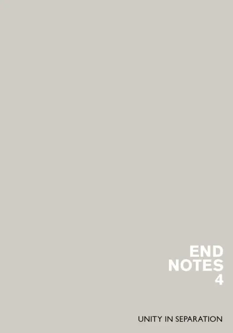 Cover of Endnotes