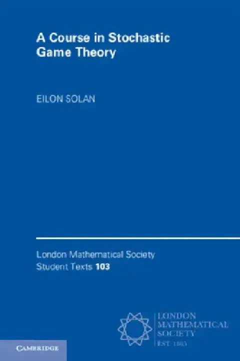 Cover of A Course in Stochastic Game Theory