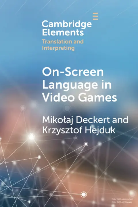 Cover of On-Screen Language in Video Games
