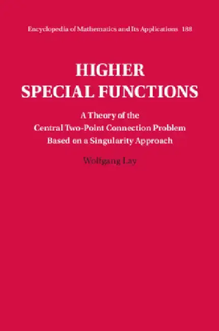 Cover of Higher Special Functions