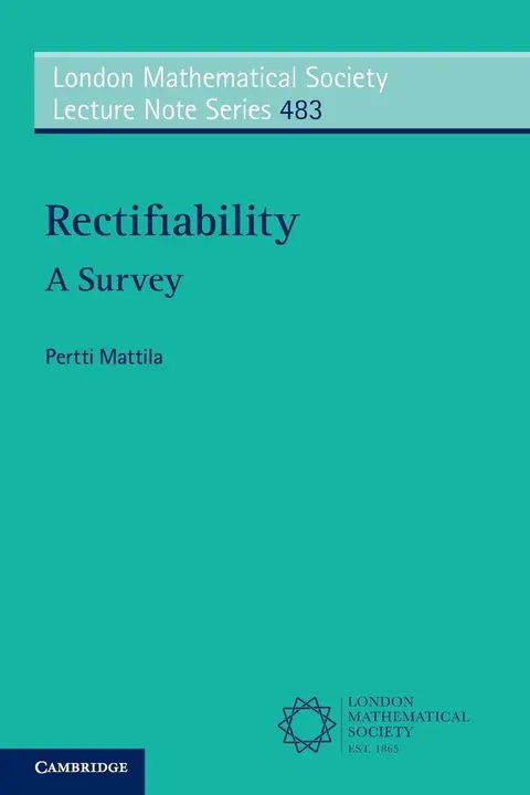 Cover of Rectifiability