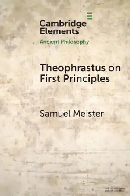 Cover of Theophrastus on First Principles