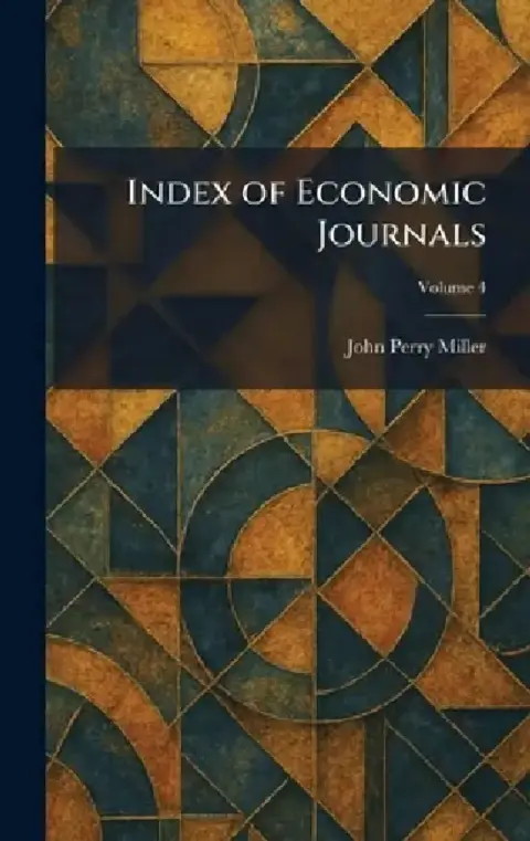 Cover of Index of Economic Journals
