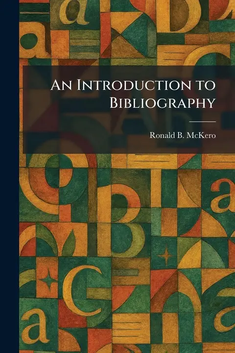 Cover of An Introduction to Bibliography