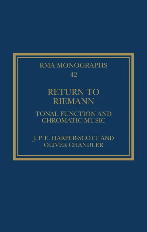 Cover of Return to Riemann