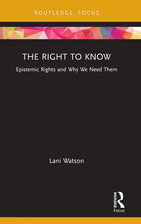Cover of The Right to Know
