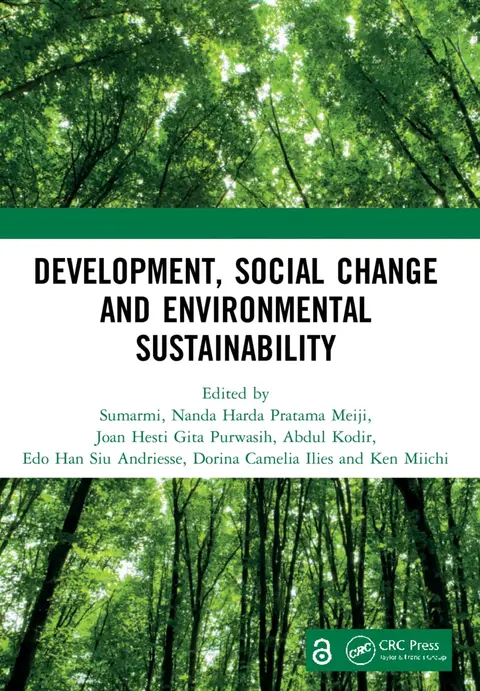 Cover of Development, Social Change and Environmental Sustainability