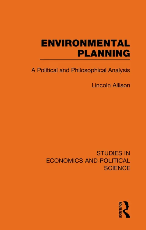 Cover of Environmental Planning