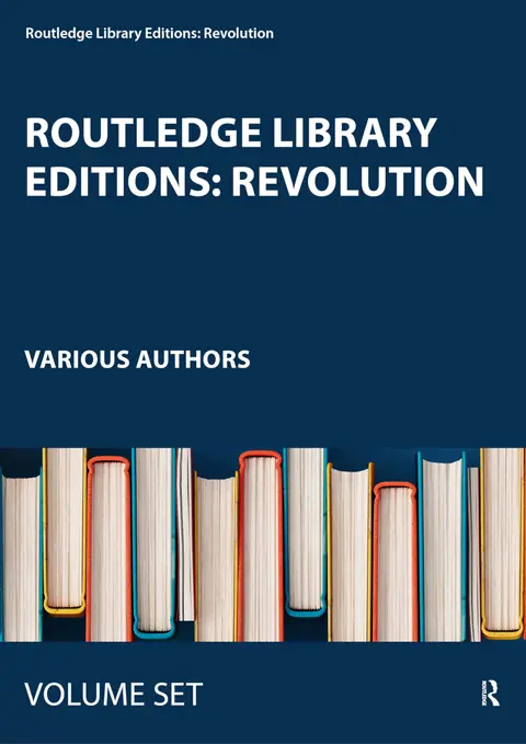 Cover of Routledge Library Editions