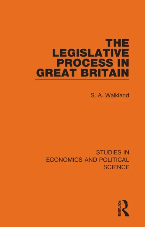 Cover of The Legislative Process in Great Britain