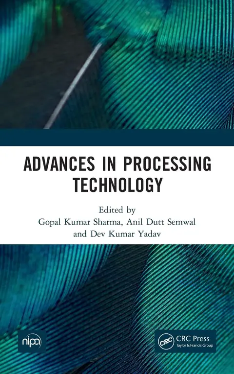 Cover of Advances in Processing Technology